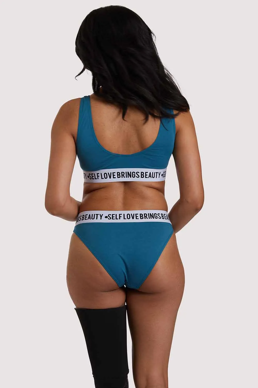Self Love Teal Brief