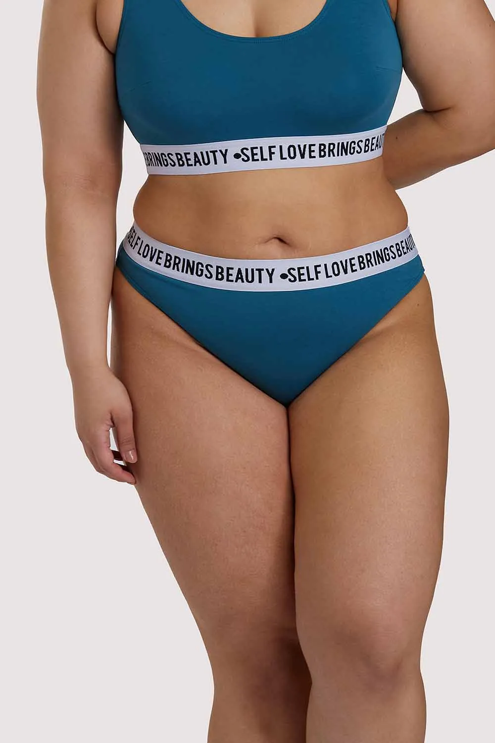 Self Love Teal Brief