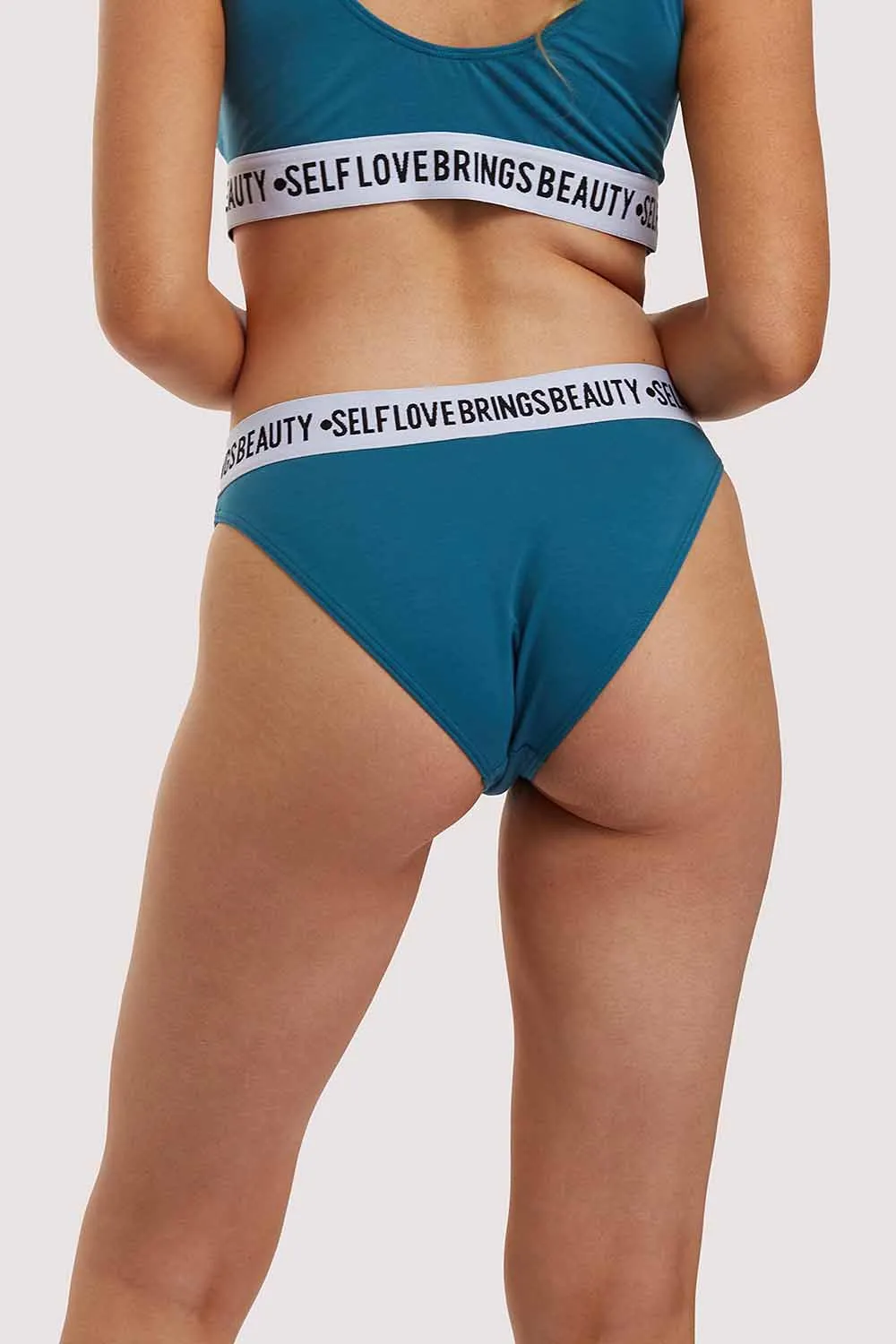 Self Love Teal Brief