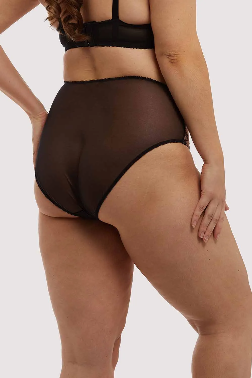 Severine Black Brief Curve