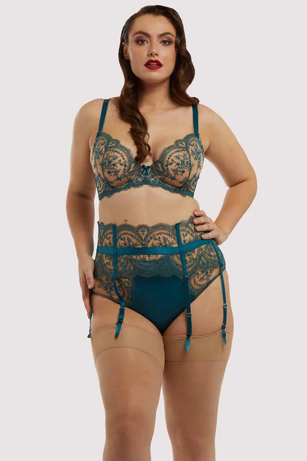 Severine Shady Spruce Suspender Curve