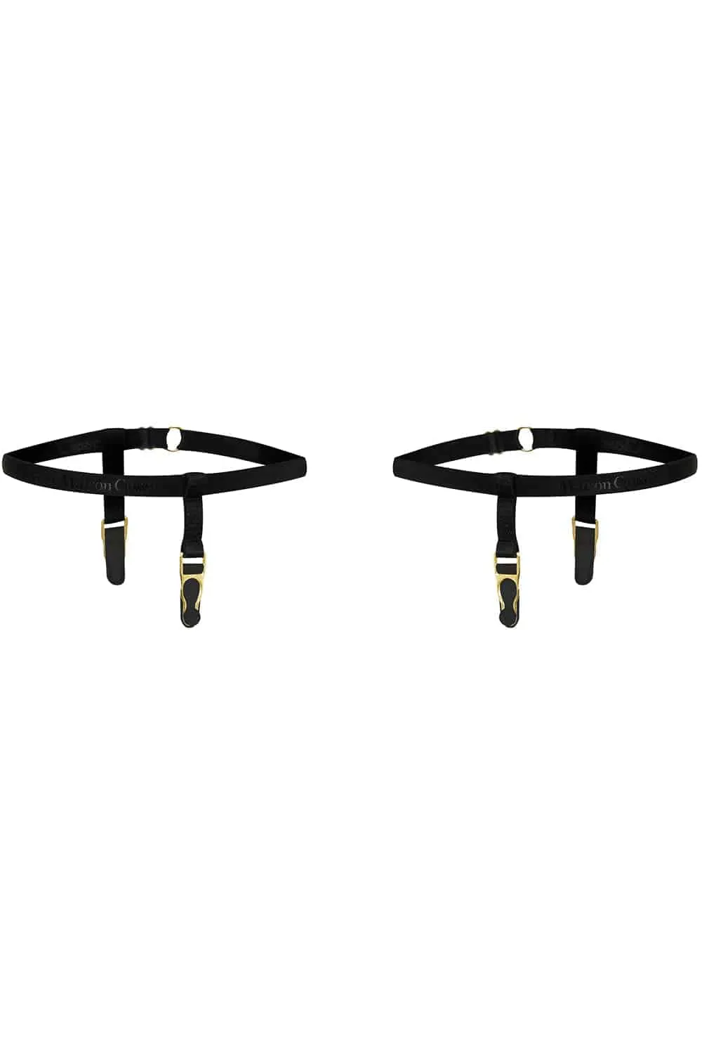 Signature Leg Garters Black/Gold