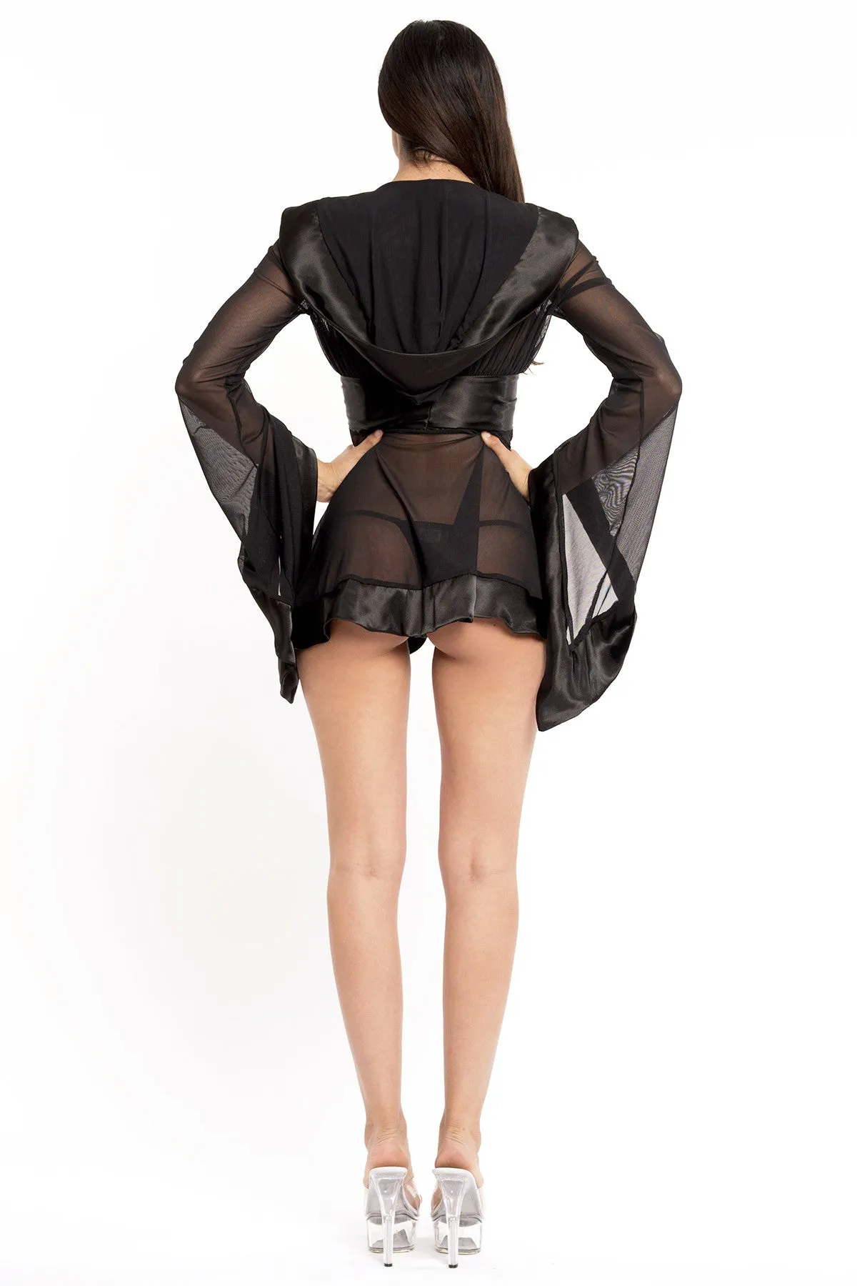 Simona Short Hoodie Robe