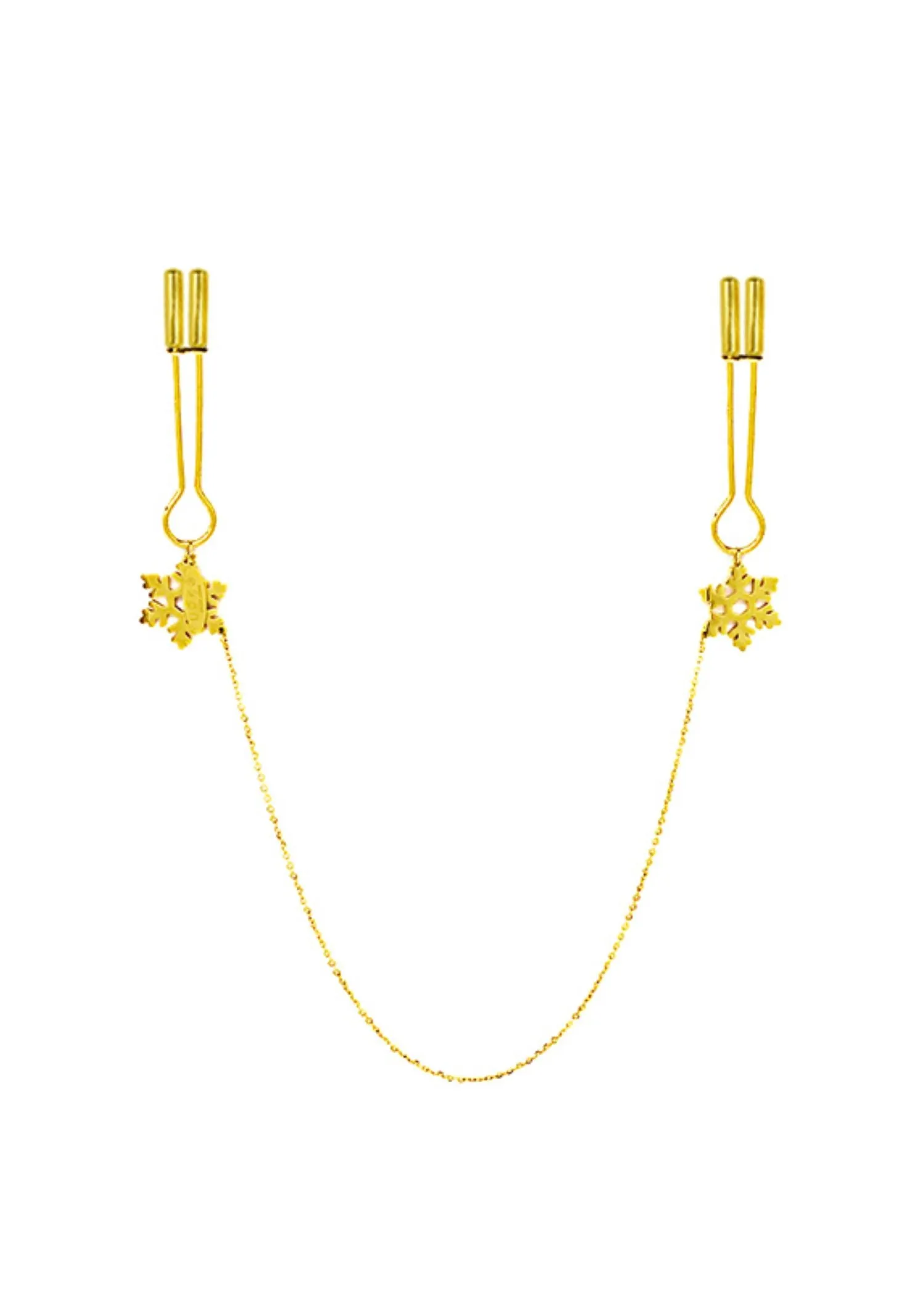 Snowflake Chain Nipple Clamps
