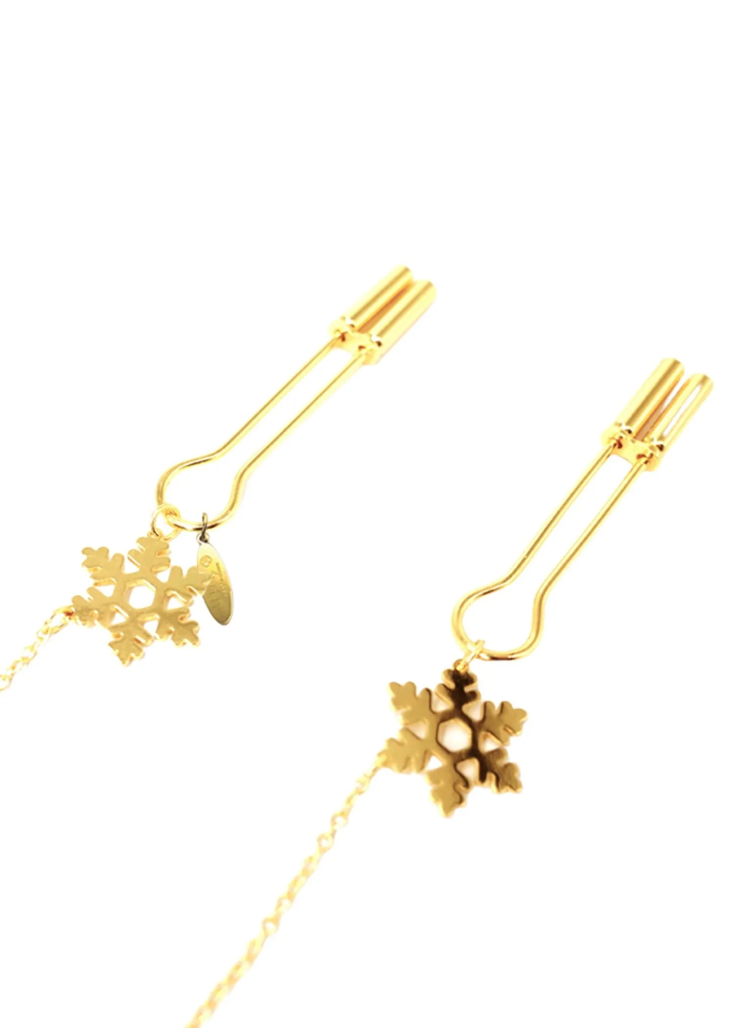Snowflake Chain Nipple Clamps