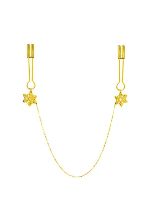 Snowflake Chain Nipple Clamps