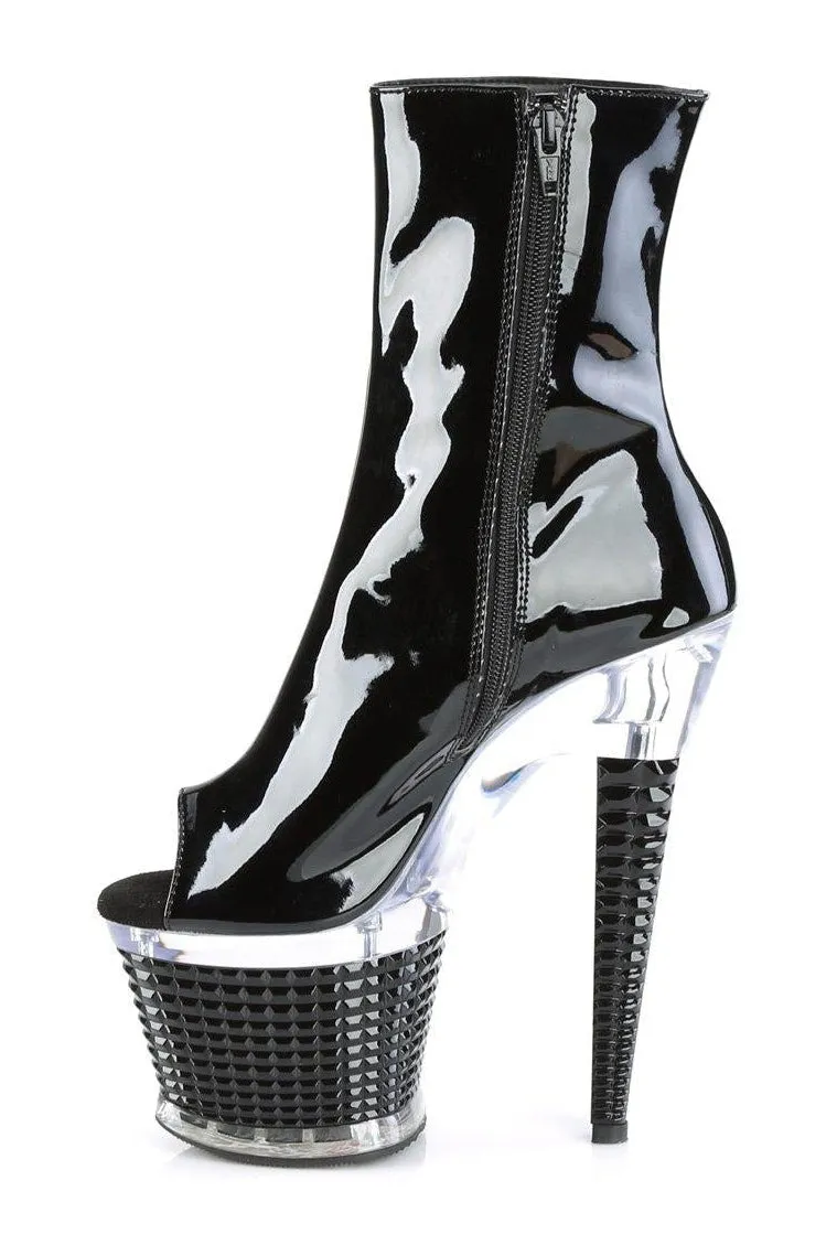 SPECTATOR-1021 Ankle Boot | Black Patent