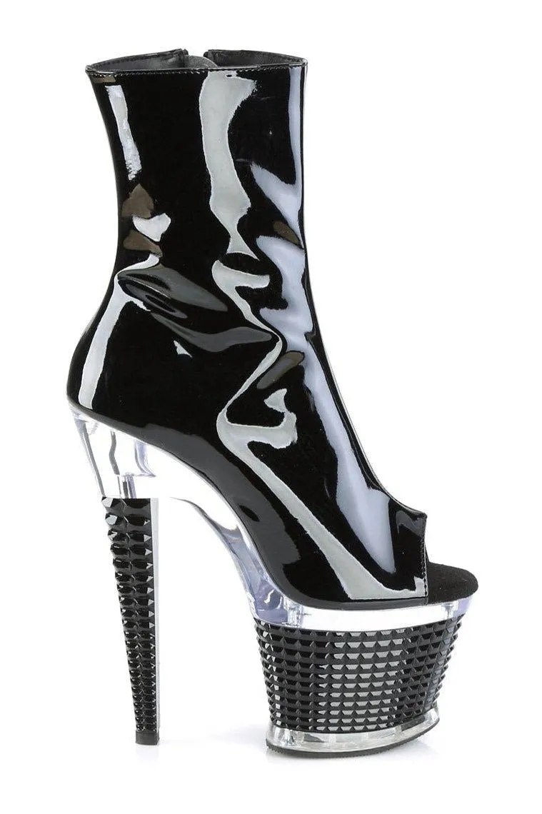 SPECTATOR-1021 Ankle Boot | Black Patent