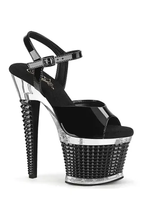 SPECTATOR-709 Sandal | Black Patent