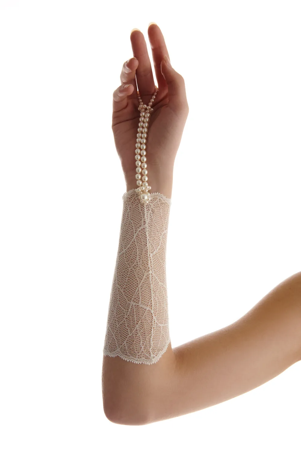 Sydney Daisy Glove in Ivory