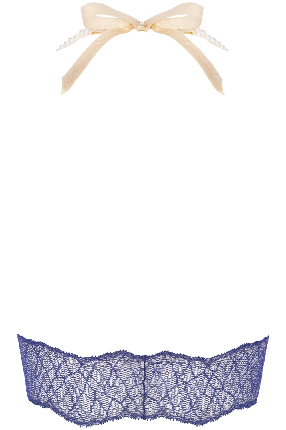 Sydney Daisy Pearl Bra in Blue