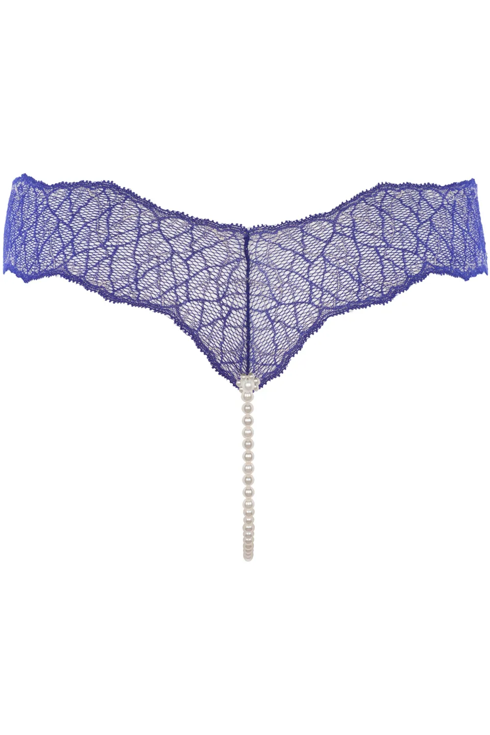 Sydney Daisy Single Pearl Thong in Blue