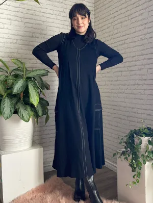 Tribal Sleeveless Cargo Dress
